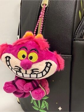 New Cheshire Cat Alice in Wonderland Disney Plush Keychain